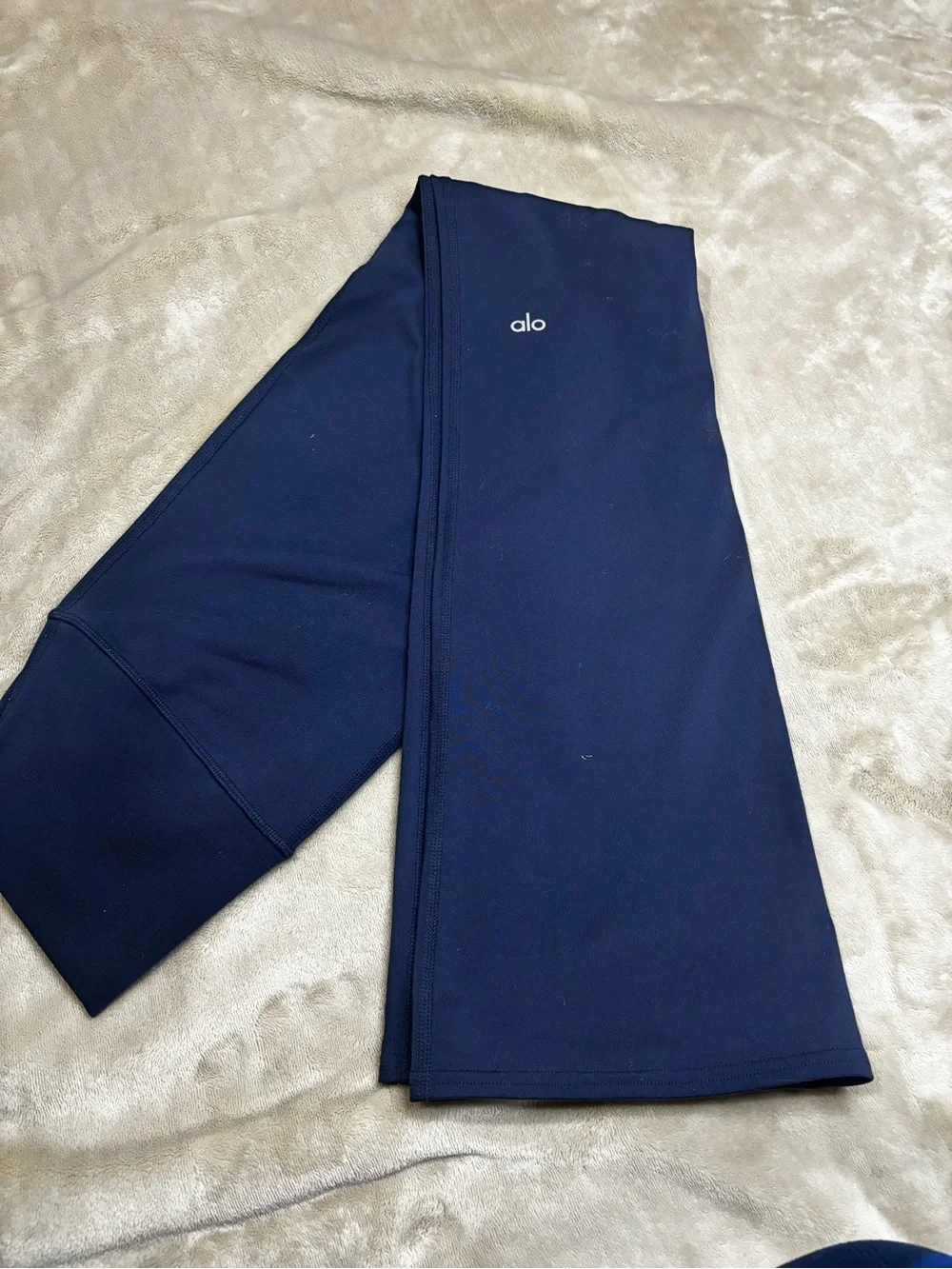 ALO Yoga Navy Flare High-Rise Leggings